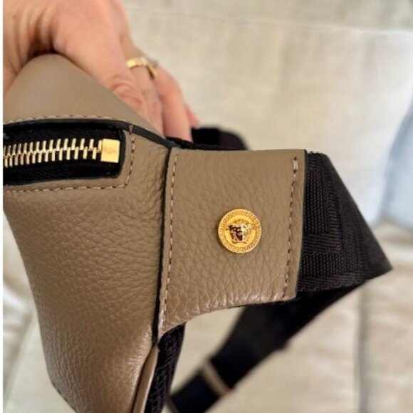NWT, Authentic Versace Medusa Head Leather Bum Bag - Picture 7 of 12